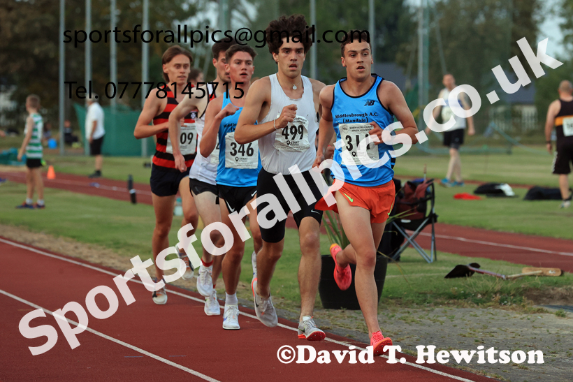 3000 metres, 2024 NEGP 6, Monkton Stadium,  Wednesday, August 14th.  Photo: David T. Hewitson/Sports for All Pics